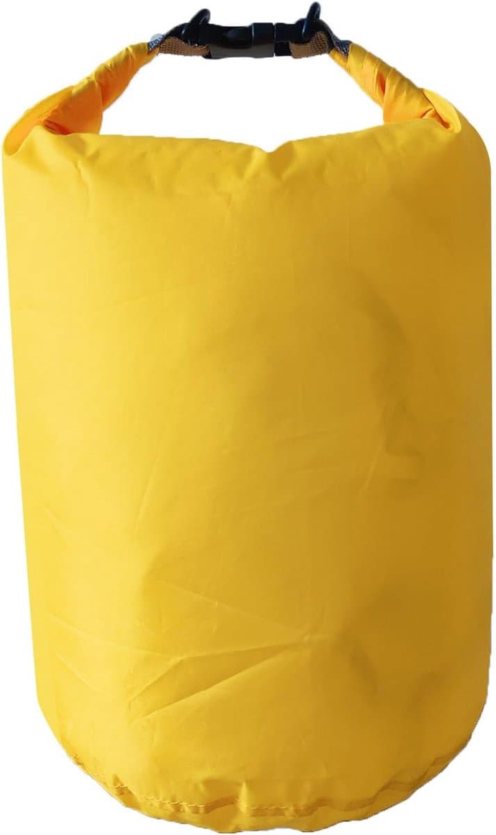 tas, 10, 20, 40, 70, 90 liter, waterdichte zak, ultralichte droogzak, waterdichte watersporttassen voor kajakken, strand, zwemmen, kamperen, wandelen, geel, 20L — afbeelding 1