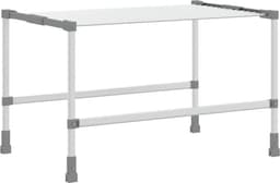 vidaXL - Droogrek - 83x(50-55)x(40-85) - cm - aluminium — thumbnail 4