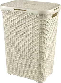 Curver Style Wasmand met Deksel - 60L - Vintage wit — thumbnail 1