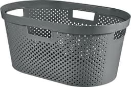Curver Infinity Recycled Dots Wasmand - 40L - 2 stuks - Donkergrijs — thumbnail 5