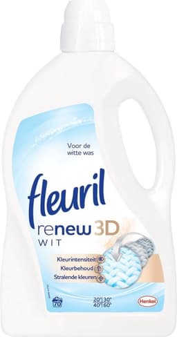 Fleuril Puur Wit - Kwartaalverpakking - 70 wasbeurten - Wasmiddel — thumbnail 2