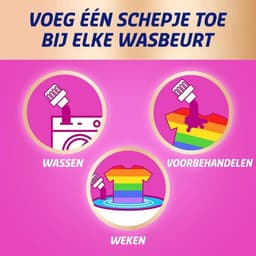 Vanish Oxi Action - Vlekkenverwijderaar - Wasbooster - Gekleurde Was - 1.5 Kg - Voordeelverpakking - 2 stuks — thumbnail 4
