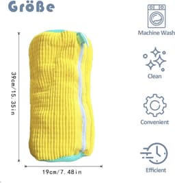 Schoenwaszak voor de wasmachine - 360° reiniging voor sneakers en sokken — thumbnail 2