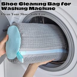 Waszak Schoenen - Laundry bag - Waszakken voor Sneakers - Schoenenwaszak Wasmachine - Schoenenwaszak - Waszak Schoenenzak - 39 x 19 cm - grijs - Polyester — thumbnail 3
