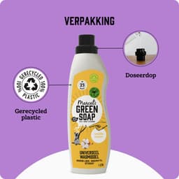 Marcel's Green Soap Universeel Wasmiddel - Vanille & Katoen - 6 x 1L - 138 wasbeurten — thumbnail 4