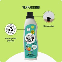 Marcel's Green Soap Kleur Wasmiddel - Perzik & Jasmijn - 6 x 1L - 139 wasbeurten — thumbnail 4