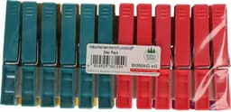 Wasknijpers - 48x stuks - kleurenmix fel - kunststof - groot formaat van 8 cm — thumbnail 2