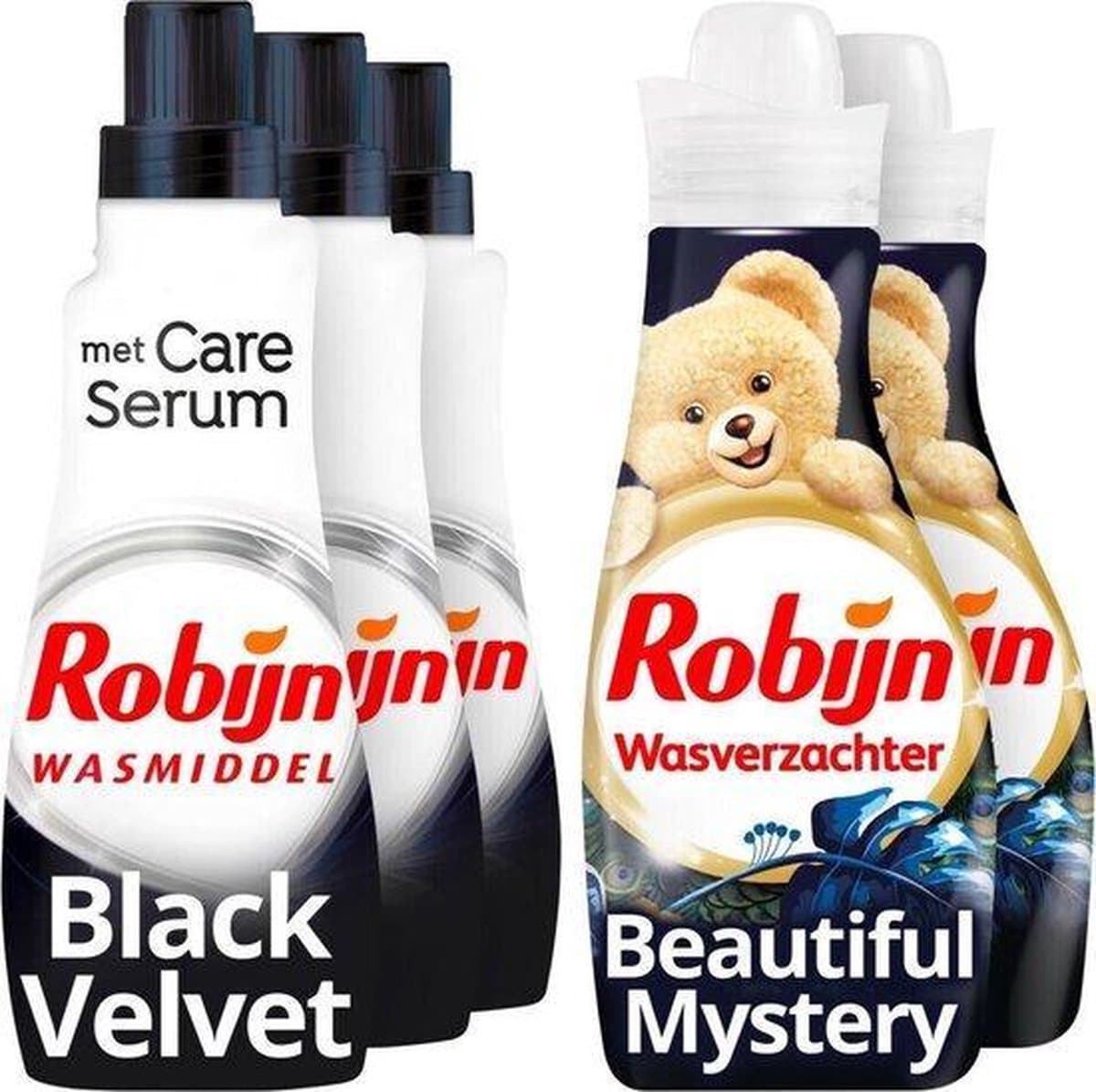 Robijn Perfect Match Black Wasmiddel en Wasverzachter - 63 wasbeurten - Voordeelverpakking — afbeelding 1