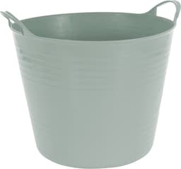 Excellent houseware flexibele wasmand - groen - 27 liter - kunststof - 42 x 40 x 35 cm — thumbnail 1