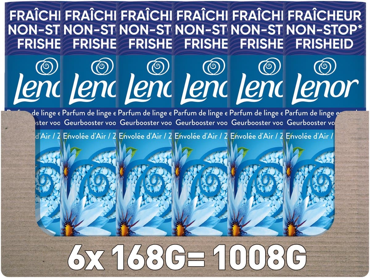 Lenor Geurbooster Zeebries - 6 x 168 gram - Wasparfum — afbeelding 1