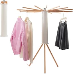 HOB Inklapbaar SMART Design Droogrek - Wasrek - Droogmolen - Inklapbaar - Multifunctioneel - Premium Design - Draagbaar - Binnen en Buiten - Droogmolen — thumbnail 1