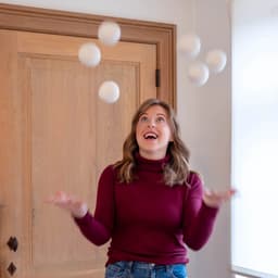 Drogerballen - Droogkast - 6 ballen - Energiebesparend - 100% wol — thumbnail 3