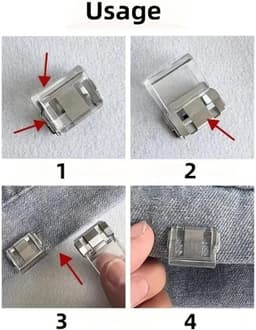 12 Stuks - Broekclip - Broekklem - Vest ketting - Broek & T-Shirt Kleding Clip - Kleding Gesp - Broekpijp Verkorter - Bevestigingsclip voor broekspijp - Wasknijpers - Antislip Vaste Gesp - Kleur — thumbnail 5