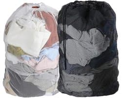 2 Stuks Wasnetzakken - 60 X 90 Cm - Waszakjes - Organizer Wasmachinetas - Waszakken - Laundry Bag - Geschikt Voor Kleding, Dekbedovertrek, Speelgoed, Reizen, Studentenkamer