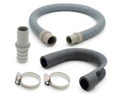 Cheqo® Afvoerslang Verlengset - Afvoerslang Verlenger - Afvoerslang Verlenging - Afvoerslang Set - Afvoerslang - Afvoer Slang Verlengstuk - Afvoer Slang Verlenger - Afvoerdoorverbinder