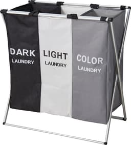 Bathroom solutions-wasmand-3 vakken-polyester-inklapbaar — thumbnail 2