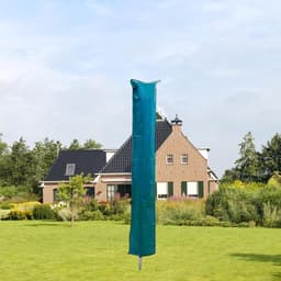 Droogmolen Beschermhoes - Droogrek Afdekking - Buiten Kleding Drogen - Winddicht Met Ritssluiting - 30 x 180 cm - Groen — thumbnail 5