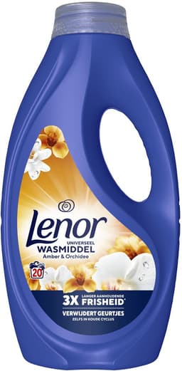 Lenor Vloeibaar Wasmiddel - Amber & Orchid - 4 x 20 Wasbeurten — thumbnail 3