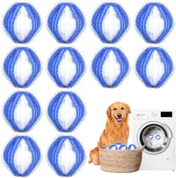 Pluisballen - Wasmachine Huisdierhaarverwijderaar - Herbruikbaar - Wasmachine Pluisballen - Wasmachine Haarverzamelaar - Pluisverwijderaar - Huisdierhaar Wasballen - Wasmachine Pluisballenverzamelaar voor Kleding en Beddengoed - Blauw - 15 stuks — thumbnail 1