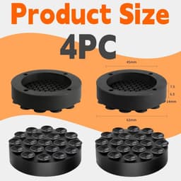 Set van 4 Universele Antislip Schokdempers voor Wasmachine en Droger — thumbnail 4