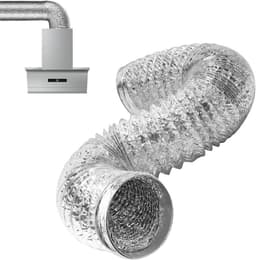 Flexibele Afvoerslang 100mm Aluminium - Universele Duct voor Ventilatie en Afzuiging — thumbnail 1