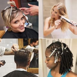 20 Stuks Professionele Haarclips voor Dames en Kappers - 9 cm Metalen Verdelingsklemmen — thumbnail 3