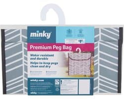 Wasknijperzak Grijs - Weerbestendige Opberghoes met Haak