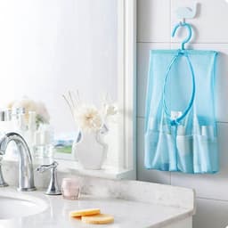 Hangende Waslijnknijperzak Net voor Badkamer of Wasmand - Sneldrogend — thumbnail 3