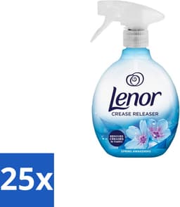 Lenor – Crease Releaser Spray – Spring Awakening – Kreukverwijderaar & Textielverfrisser – 500 ml - Bulkverpakking - 25 stuks — thumbnail 1