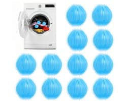 Dierenhaarverwijderaar - 12 Stuks Pluisballen voor Wasmachine - Herbruikbaar en Milieuvriendelijk