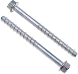 Zelfborende Beton Ankerbout M10 met Flens, Verzinkt Staal (12.5x120mm) - 10 Stuks — thumbnail 1