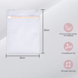 Waszak set voor wasmachine - Beschermt delicate kleding - 2 stuks, wasnet, laundry bag, ondergoed waszak — thumbnail 2