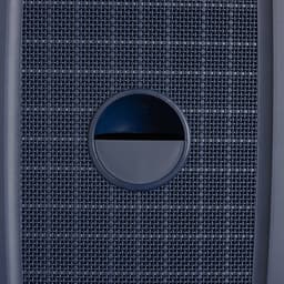 Wasmand 40 liter - Toiletborstel met doseersysteem - Prullenbak met swingdeksel - Set 'Hessian' - Donkerblauw — thumbnail 5