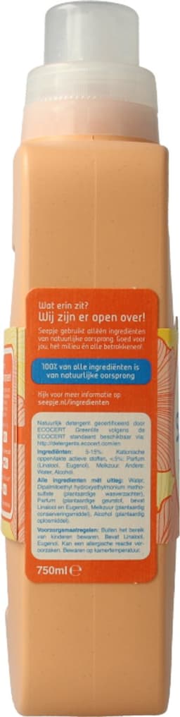 Seepje Wasverzachter Sandelhout & Perzik - 30 wasbeurten - 750 ml — thumbnail 3
