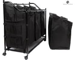 Equivera Wasmand 4 Vakken - Wasmand - Wassorteerder - Wasbox