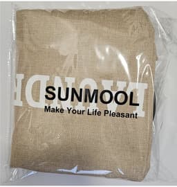 SUNMOOL Wasmand - Waszak - Laundry bag - Laundry basket - Opvouwbaar - 44Liter - Beige — thumbnail 2
