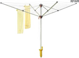 RFWR® Droogmolen Comfort Plus 600 - Hoogte verstelbaar van 140-175 cm, voor 5-6 wasbeurten, met beschermhoes — thumbnail 1