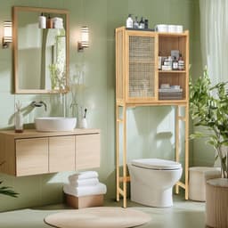 Wasmachine ombouw Grandiose - Meubelkast voor wc - Opbouwmeubel - Droger - 155x60cm — thumbnail 5