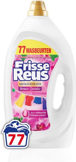 Frisse Reus Gel Orchidee Wasmiddel – Vloeibaar – Gekleurde Was – Grootverpakking – 77 Wasbeurten — thumbnail 2