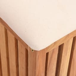 vidaXL - Badkamerkruk - 40,5x40x52 - cm - massief - walnotenhout — thumbnail 5