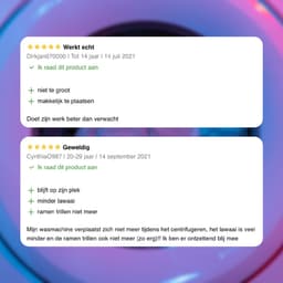 Amenzo® Trillingsdempers Wasmachine - 4 Stuks - Wasmachine Verhoger - Extra Dik - Wasmachine Dempers - Stapelbaar - Droger - Vaatwasser — thumbnail 5