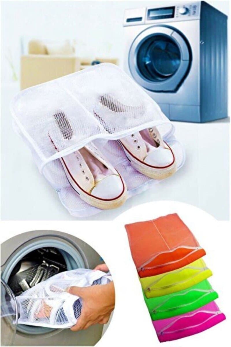 Set van 2 Wasnetten Waszakken met rits - Laundry bag – wasnetset — afbeelding 1