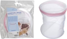 *** 2x Waszak rond 16x20 cm wit - Sokken - Ondergoed - van Heble® *** — thumbnail 2