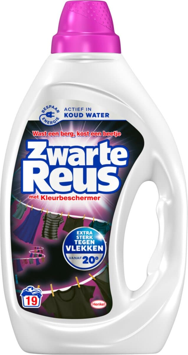 Zwarte Reus Vloeibaar Wasmiddel Zwarte Reus 19 Wasbeurten - 855 ml — afbeelding 1