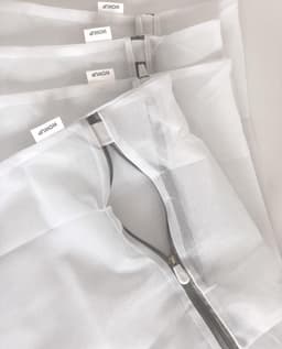 Wowup Waszak | Laundry bag | Set van 4 waszakken met rits | Transparant | Wasnet | Waszakjes | Vakantie als kledingsorteerder | Groot formaat | Laken/schoenen/bh/ondergoed/kleding — thumbnail 3