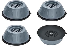Wasmachine verhoger anti vibratie pads - Set van 4 - Grijs — thumbnail 4