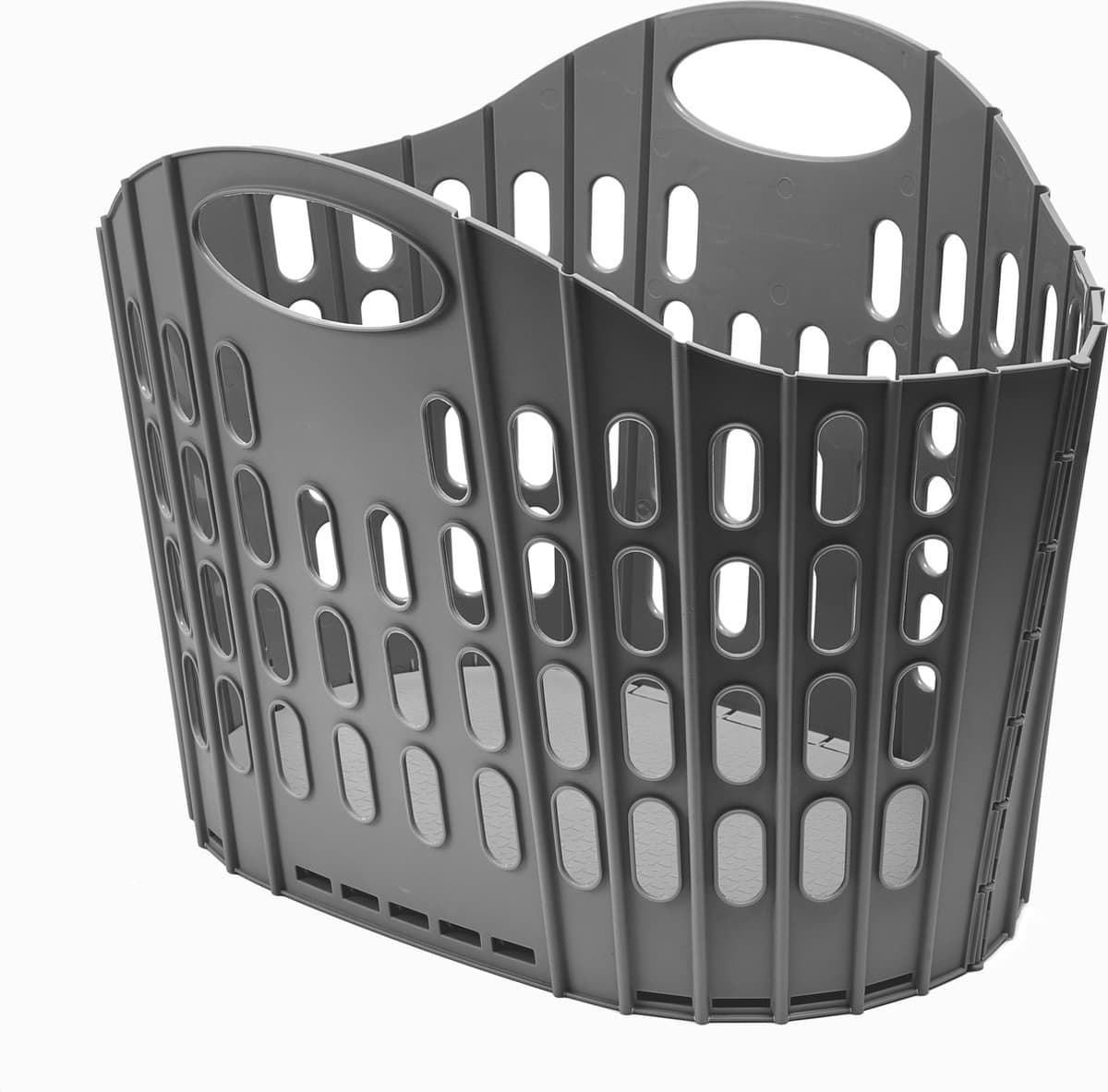 Addis - Opvouwbare / inklapbare wasmand - ruimte besparend - 38 liter - grijs — afbeelding 1