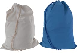 Bluvardi katoenen waszakken set van 2 stuks - XXL -natural cotton- indigo — thumbnail 1