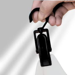 Wasknijpers - Knijpers - Met haak - Anti slip - Speciaal type - Mat zwart - Droogrek knijpers - 360 graden draaibaar - Wasrek knijpers - Binnen en buiten — thumbnail 3