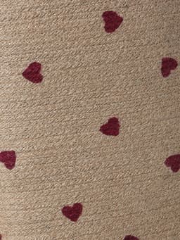 Vertbaudet Opbergmand XL van jute Coeur — thumbnail 2